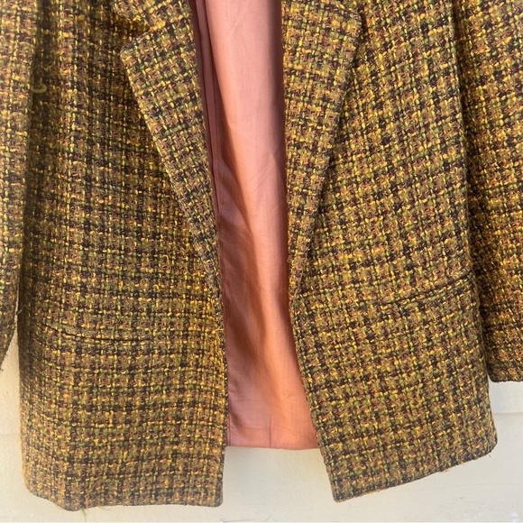 Vintage Michele brown tweed open jacket - Picture 4 of 9
